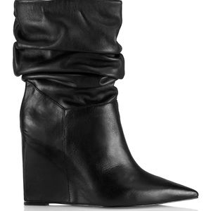 Schutz Ashlee Soft Napa Bootie, Black, 7.5